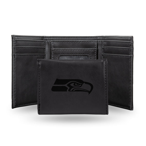 Minnesota Vikings Large Logo Leather Tri-Fold Wallet