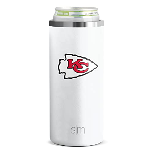 Simple Modern Officially Licensed NFL Can Cooler Insulated Stainless Steel  Sleeve for Standard and Slim 12oz Cans, Beer, Soda, and More, 2-Pack,  Kansas City Chiefs