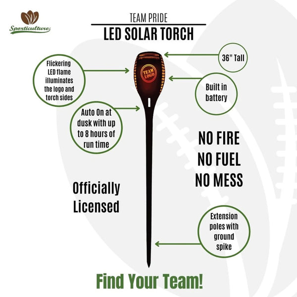 Buffalo Bills LED Solar Torch