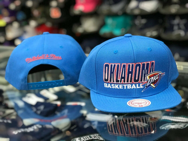 Oklahoma City Thunder SCORE KEEPER Snapback Mitchell & Ness NBA Adjustable  Hat