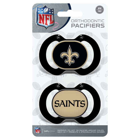 New Orleans Saints - Pacifier 2-Pack - 757 Sports Collectibles