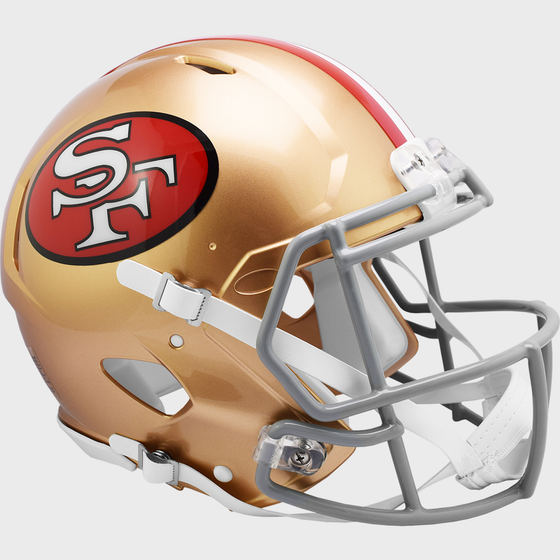 San Francisco 49ers 1964 to 1995 Speed Throwback Football Helmet