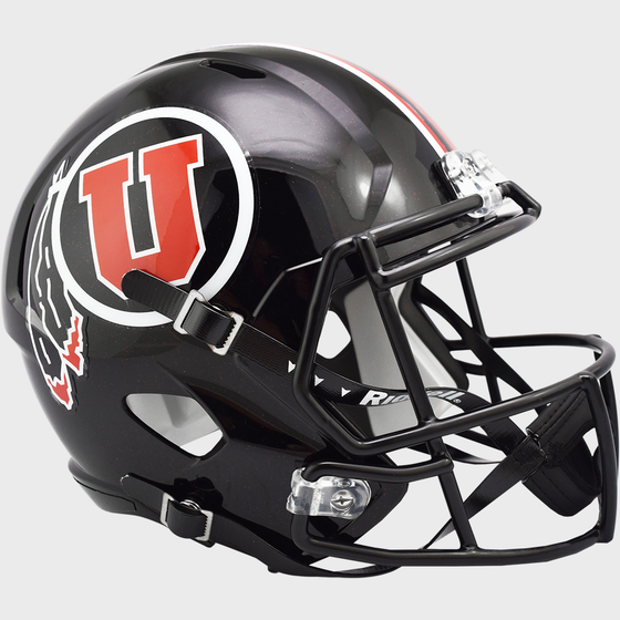 Utah Utes Speed Replica Football Helmet Black