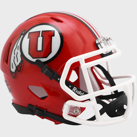 Utah Utes NCAA Mini Speed Football Helmet Radiant Red