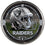 Oakland Raiders Round Chrome Wall Clock (CDG)