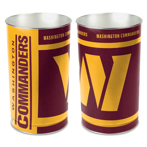 Washington Commanders 15" Waste Basket (CDG)