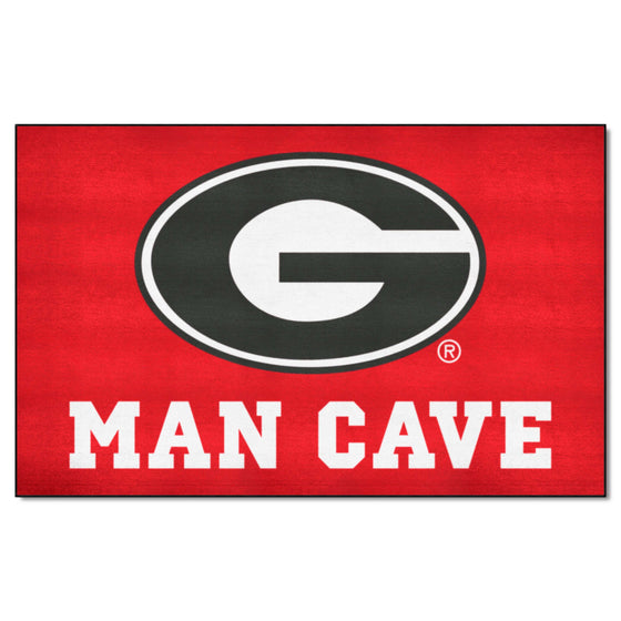 Georgia Bulldogs Man Cave Ulti-Mat Rug - 5ft. x 8ft.