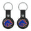 Boise State Broncos Insignia Black Airtag Holder 2-Pack-1