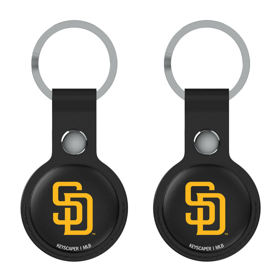 San Diego Padres Insignia Black Airtag Holder 2-Pack-1