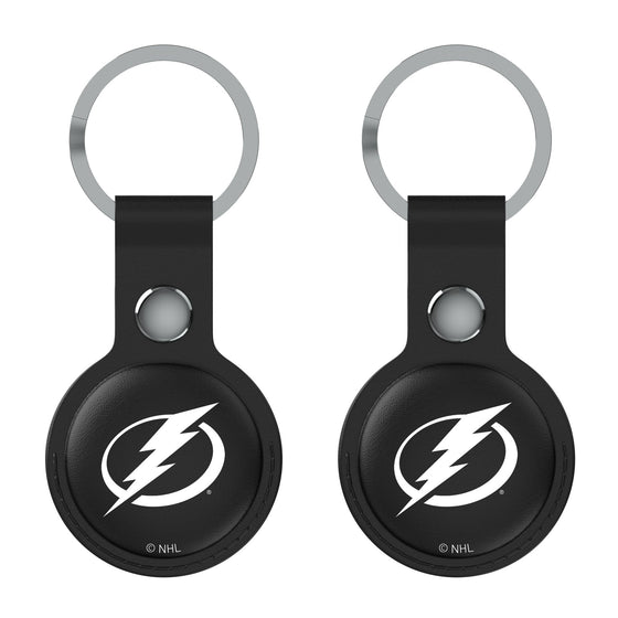 Tampa Bay Lightning Insignia Black Airtag Holder 2-Pack-1