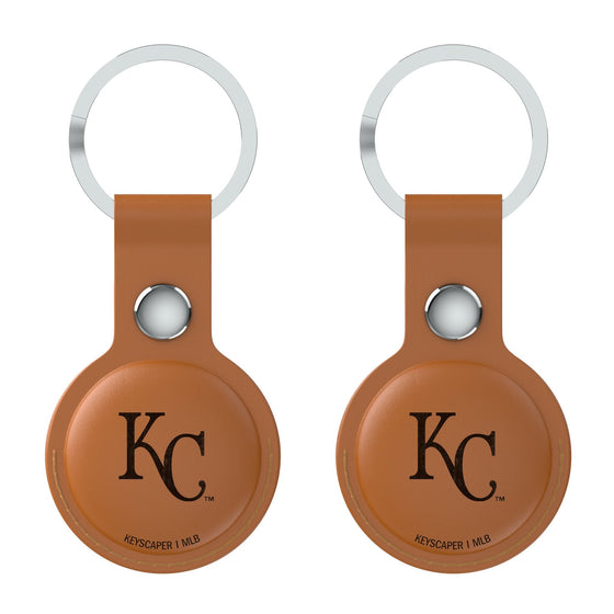 Kansas City Royals Burn Brown Airtag Holder 2-Pack-1