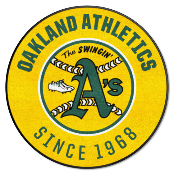 Oakland Athletics Roundel Rug - 27in. Diameter1981