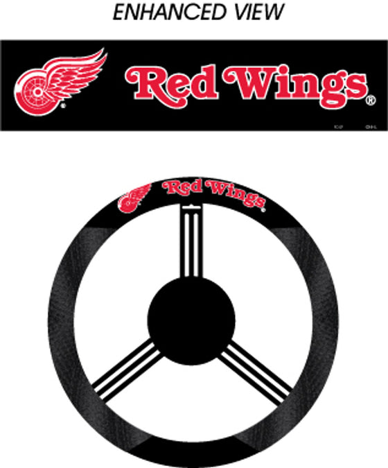 Detroit Red Wings Steering Wheel Cover - Mesh (CDG)