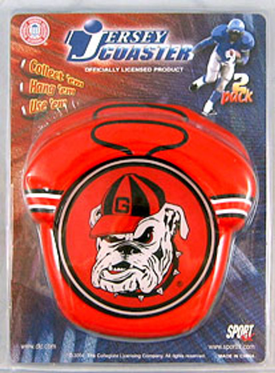 Georgia Bulldogs Coaster Set Jersey Style CO