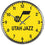 Utah Jazz Clock Round Wall Style Chrome