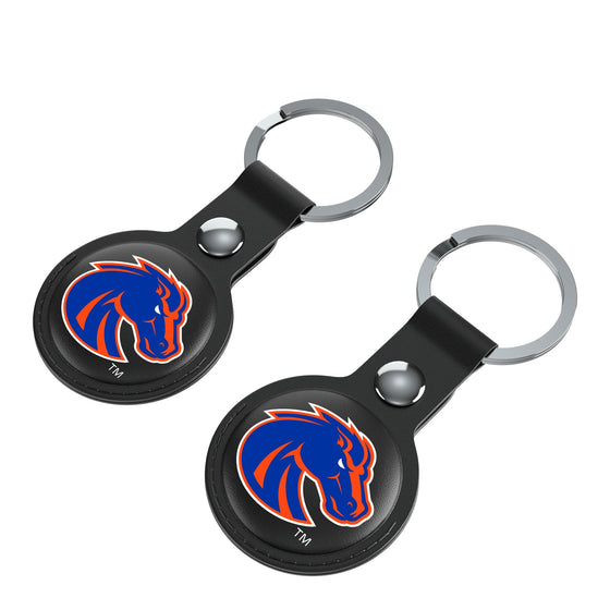 Boise State Broncos Insignia Black Airtag Holder 2-Pack-2