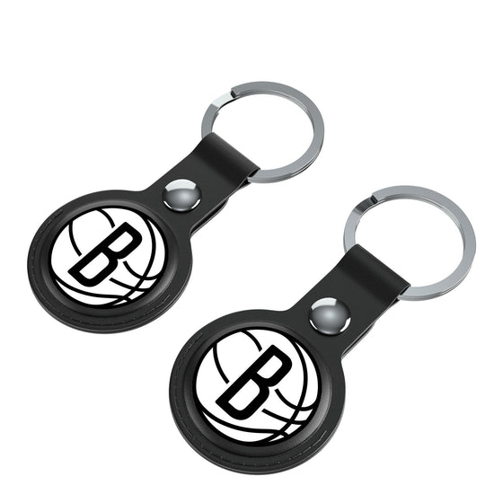 Brooklyn Nets Insignia Black Airtag Holder 2-Pack-2