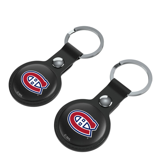 Montreal Canadiens Insignia Black Airtag Holder 2-Pack-2