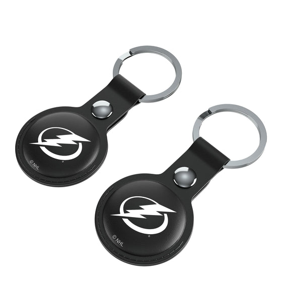 Tampa Bay Lightning Insignia Black Airtag Holder 2-Pack-2