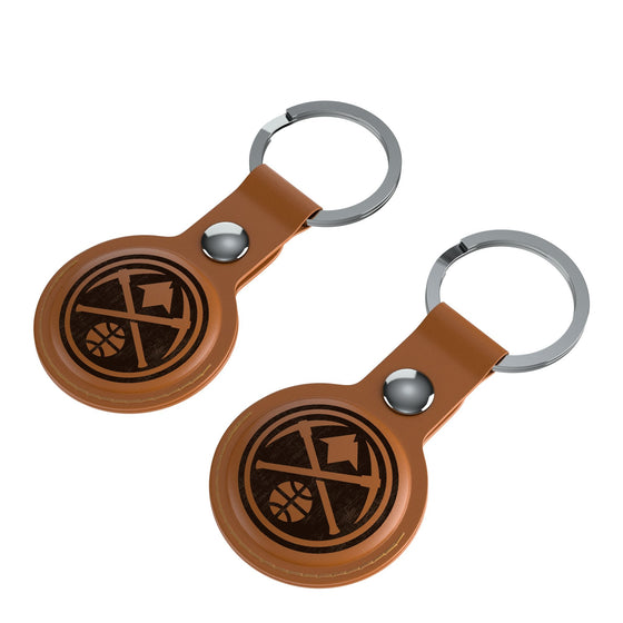 Denver Nuggets Burn Brown Airtag Holder 2-Pack-2