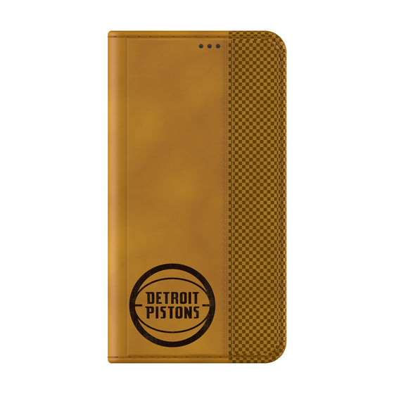 Detroit Pistons Burn Folio Phone Case-1