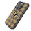 Central Florida Golden Knights Plaid Bling Phone Case-1