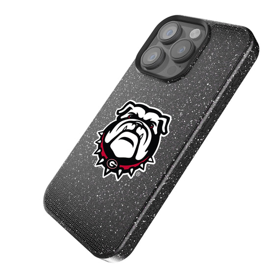 University of Georgia Bulldogs Uga Linen Bling Phone Case for Apple iPhone-1