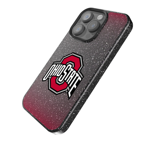 Ohio State University Buckeyes Linen Bling Phone Case for Apple iPhone-1