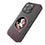 Florida State University Seminoles Linen Bling Phone Case for Apple iPhone-1