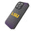 Louisiana State University Tigers Linen Bling Phone Case for Apple iPhone-1