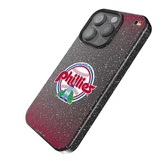 Philadelphia Phillies 1984-1991 - Cooperstown Collection Linen Bling Phone Case for Apple iPhone-1