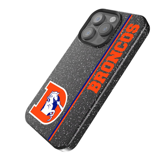 Denver Broncos 1993-1996 Historic Collection Sidebar Bling Phone Case-1