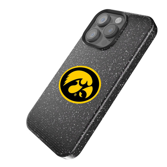 University of Iowa Hawkeyes Linen Bling Phone Case for Apple iPhone-1