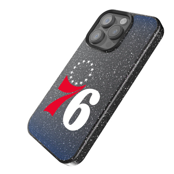 Philadelphia 76ers Linen Bling Phone Case for Apple iPhone-1