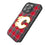 Calgary Flames Plaid Bling Phone Case-1