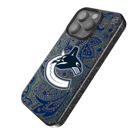 Vancouver Canucks Paisley Bling Phone Case-1