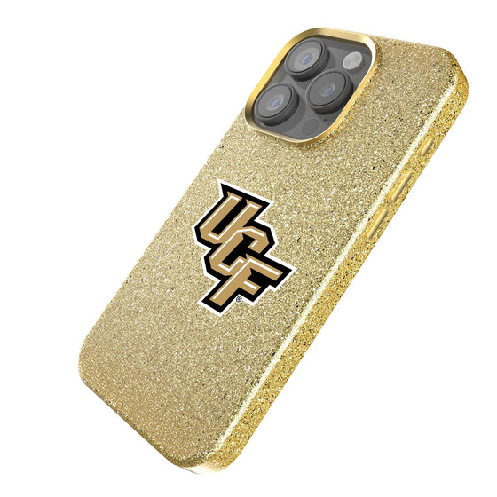 University of Central Florida Golden Knights Linen Bling Phone Case for Apple iPhone-1