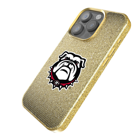 University of Georgia Bulldogs Uga Linen Bling Phone Case for Apple iPhone-1