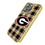 Georgia Bulldogs Plaid Bling Phone Case-1