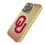 University of Oklahoma Sooners Linen Bling Phone Case for Apple iPhone-1