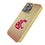 Washington State University Cougars Linen Bling Phone Case for Apple iPhone-1
