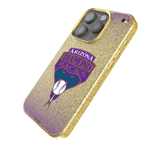 Arizona Diamondbacks 1999-2006 - Cooperstown Collection Linen Bling Phone Case for Apple iPhone-1