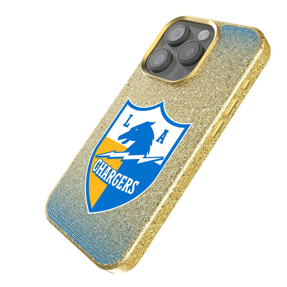 Los Angeles Chargers Historic Collection Linen Bling Phone Case for Apple iPhone-1