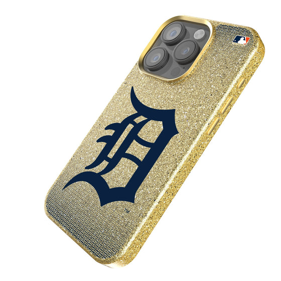 Detroit Tigers Linen Bling Phone Case for Apple iPhone-1