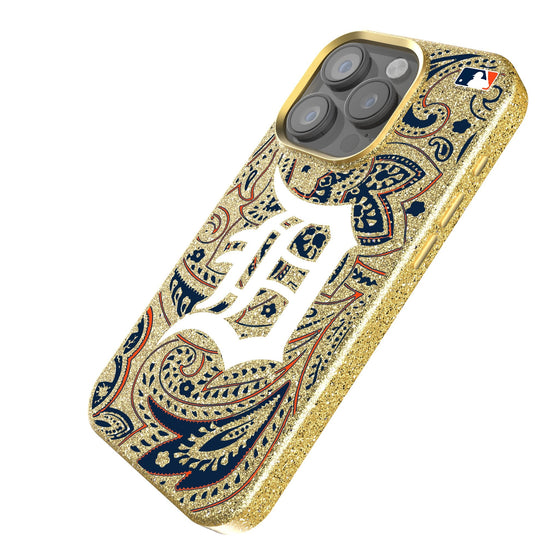 Detroit Tigers Paisley Bling Phone Case-1