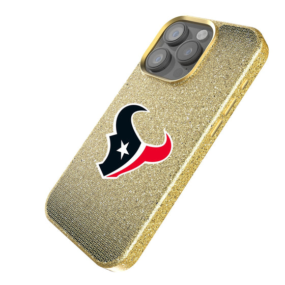 Houston Texans Linen Bling Phone Case for Apple iPhone-1