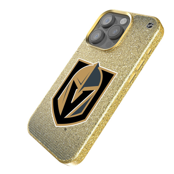 Vegas Golden Knights Linen Bling Phone Case for Apple iPhone-1