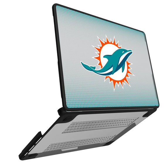 Miami Dolphins Linen Laptop Case-1