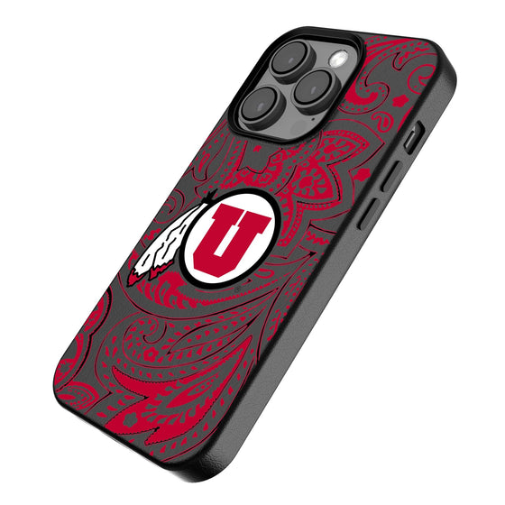 Utah Utes Paisley Magnetic Phone Case-2