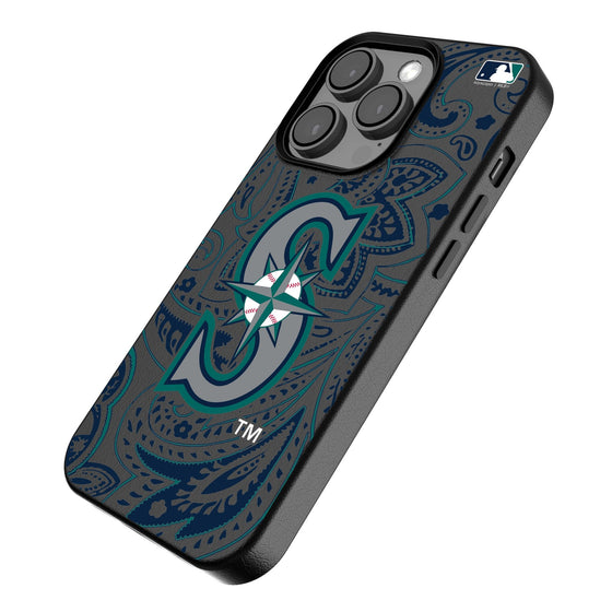 Seattle Mariners Paisley Magnetic Phone Case-2